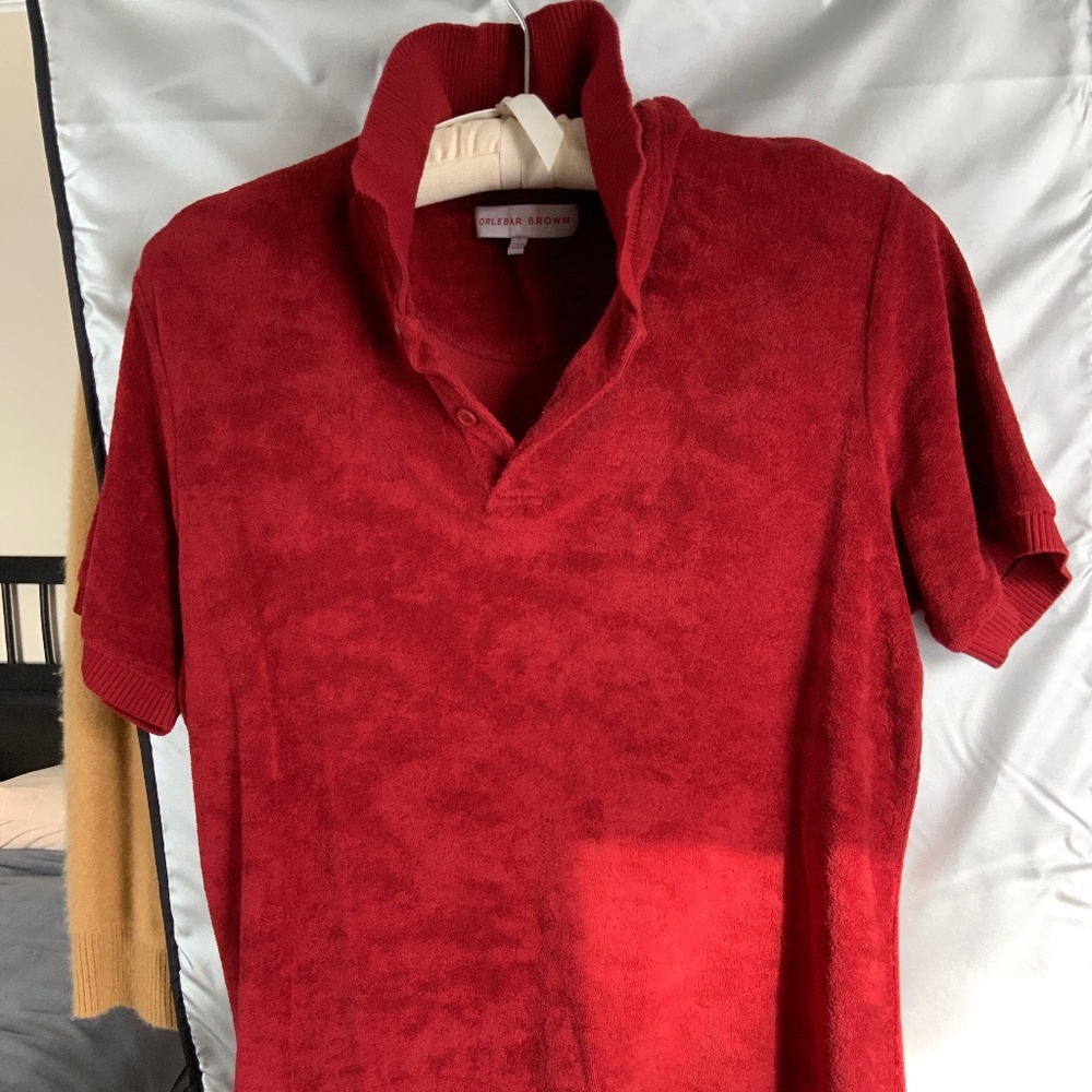 Men’s short sleeve polo size L